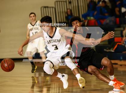 Thumbnail 2 in Newbury Park vs Wasatch Academy (West Valley Thanksgiving Tip-Off Classic)  photogallery.