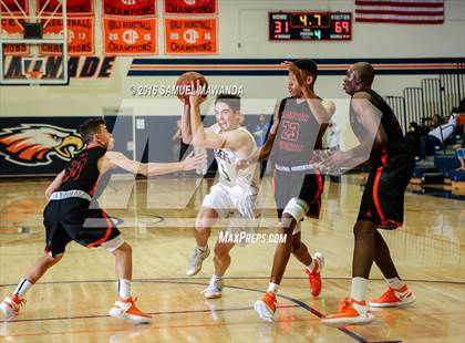 Thumbnail 1 in Newbury Park vs Wasatch Academy (West Valley Thanksgiving Tip-Off Classic)  photogallery.