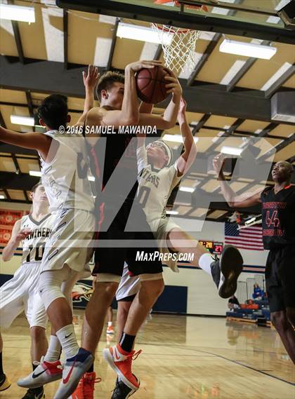 Thumbnail 3 in Newbury Park vs Wasatch Academy (West Valley Thanksgiving Tip-Off Classic)  photogallery.