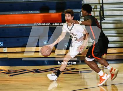 Thumbnail 2 in Newbury Park vs Wasatch Academy (West Valley Thanksgiving Tip-Off Classic)  photogallery.