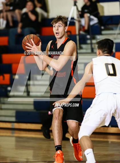 Thumbnail 1 in Newbury Park vs Wasatch Academy (West Valley Thanksgiving Tip-Off Classic)  photogallery.
