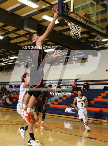 Thumbnail 2 in Newbury Park vs Wasatch Academy (West Valley Thanksgiving Tip-Off Classic)  photogallery.