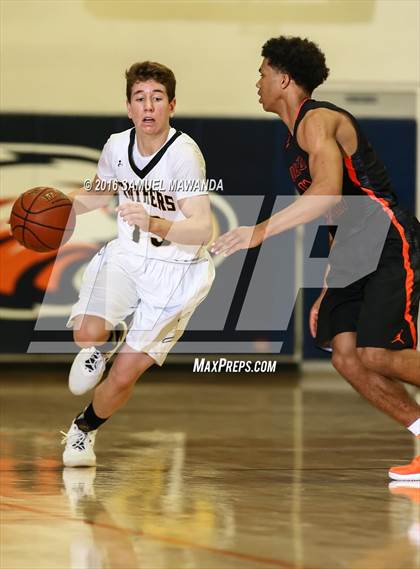 Thumbnail 1 in Newbury Park vs Wasatch Academy (West Valley Thanksgiving Tip-Off Classic)  photogallery.