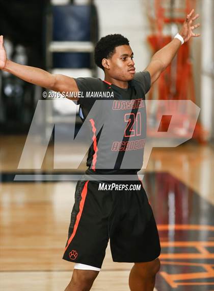 Thumbnail 2 in Newbury Park vs Wasatch Academy (West Valley Thanksgiving Tip-Off Classic)  photogallery.
