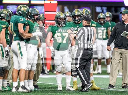 Thumbnail 3 in Cartersville vs. Blessed Trinity (GHSA Class 4A Championship) photogallery.