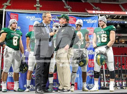 Thumbnail 2 in Cartersville vs. Blessed Trinity (GHSA Class 4A Championship) photogallery.