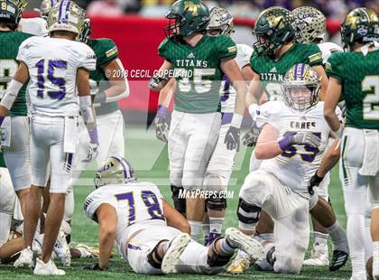 Thumbnail 3 in Cartersville vs. Blessed Trinity (GHSA Class 4A Championship) photogallery.
