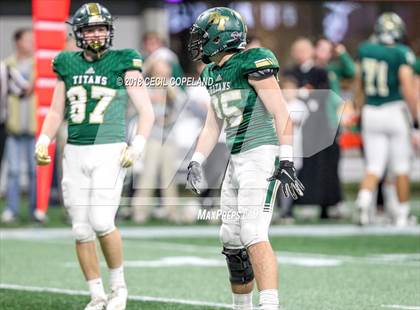 Thumbnail 2 in Cartersville vs. Blessed Trinity (GHSA Class 4A Championship) photogallery.