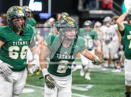 Thumbnail 3 in Cartersville vs. Blessed Trinity (GHSA Class 4A Championship) photogallery.