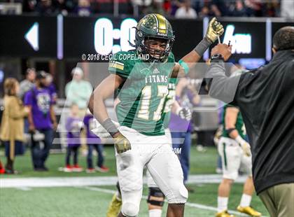 Thumbnail 1 in Cartersville vs. Blessed Trinity (GHSA Class 4A Championship) photogallery.