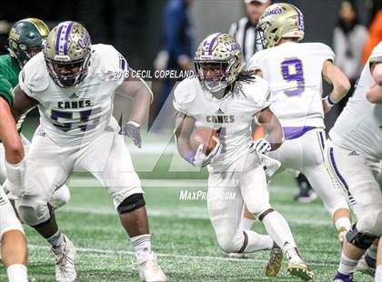 Thumbnail 3 in Cartersville vs. Blessed Trinity (GHSA Class 4A Championship) photogallery.