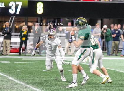 Thumbnail 3 in Cartersville vs. Blessed Trinity (GHSA Class 4A Championship) photogallery.