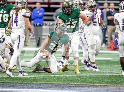 Thumbnail 3 in Cartersville vs. Blessed Trinity (GHSA Class 4A Championship) photogallery.