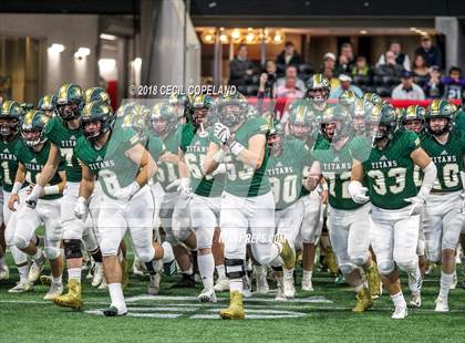 Thumbnail 3 in Cartersville vs. Blessed Trinity (GHSA Class 4A Championship) photogallery.