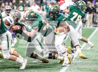 Thumbnail 3 in Cartersville vs. Blessed Trinity (GHSA Class 4A Championship) photogallery.