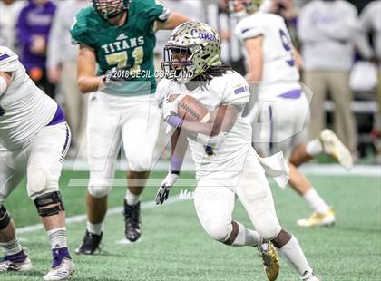 Thumbnail 3 in Cartersville vs. Blessed Trinity (GHSA Class 4A Championship) photogallery.