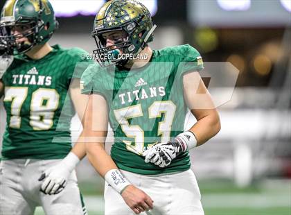 Thumbnail 1 in Cartersville vs. Blessed Trinity (GHSA Class 4A Championship) photogallery.
