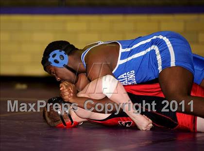 Thumbnail 1 in Mascoutah Class 2A Regional Wrestling Tournament photogallery.