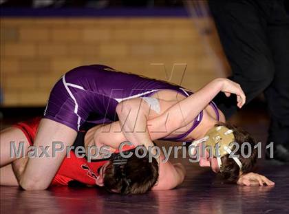 Thumbnail 1 in Mascoutah Class 2A Regional Wrestling Tournament photogallery.