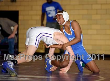 Thumbnail 1 in Mascoutah Class 2A Regional Wrestling Tournament photogallery.
