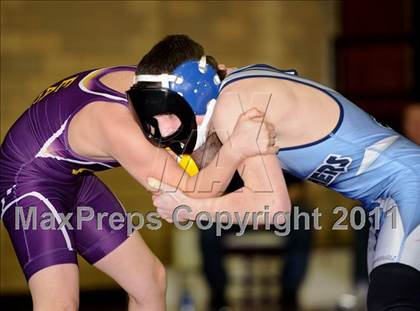 Thumbnail 3 in Mascoutah Class 2A Regional Wrestling Tournament photogallery.