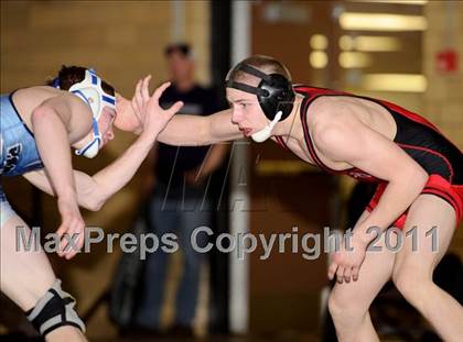 Thumbnail 2 in Mascoutah Class 2A Regional Wrestling Tournament photogallery.