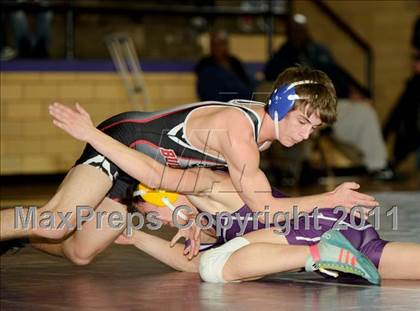 Thumbnail 2 in Mascoutah Class 2A Regional Wrestling Tournament photogallery.
