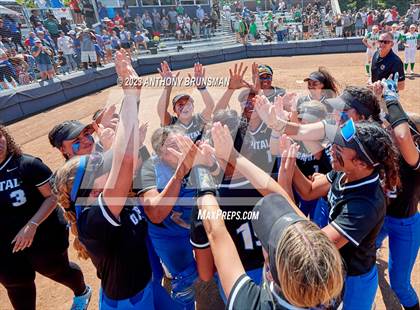 Thumbnail 1 in Capital Christian vs. Dixon (CIF SJS D4 Final - Pregame/Postgame) photogallery.