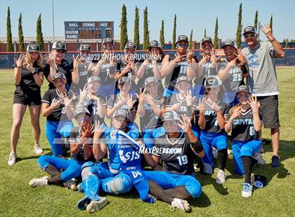 Thumbnail 2 in Capital Christian vs. Dixon (CIF SJS D4 Final - Pregame/Postgame) photogallery.