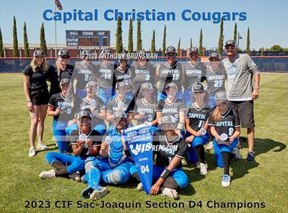 Thumbnail 2 in Capital Christian vs. Dixon (CIF SJS D4 Final - Pregame/Postgame) photogallery.