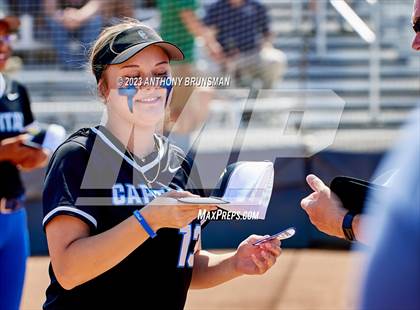 Thumbnail 3 in Capital Christian vs. Dixon (CIF SJS D4 Final - Pregame/Postgame) photogallery.