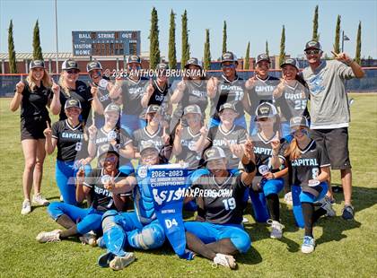 Thumbnail 1 in Capital Christian vs. Dixon (CIF SJS D4 Final - Pregame/Postgame) photogallery.