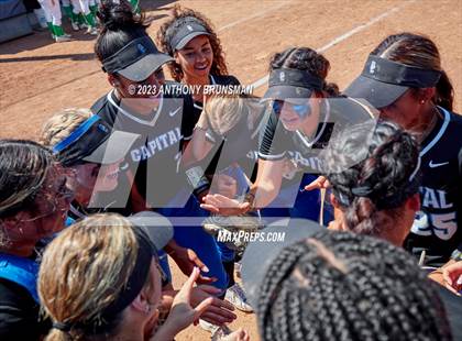 Thumbnail 1 in Capital Christian vs. Dixon (CIF SJS D4 Final - Pregame/Postgame) photogallery.