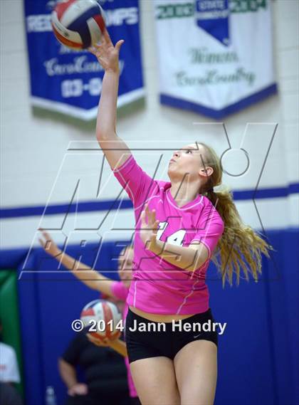 Thumbnail 1 in Faith Lutheran vs. Cathedral Catholic (Durango Fall Classic) photogallery.