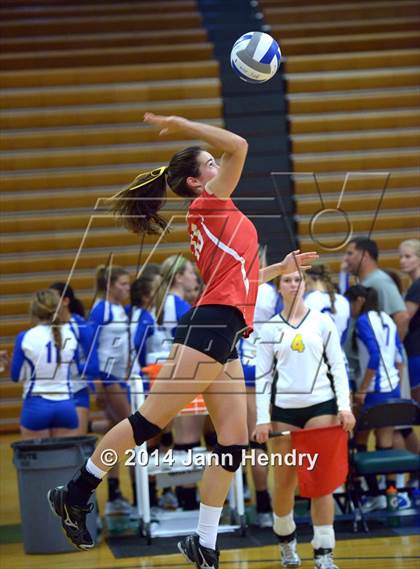 Thumbnail 2 in Faith Lutheran vs. Cathedral Catholic (Durango Fall Classic) photogallery.