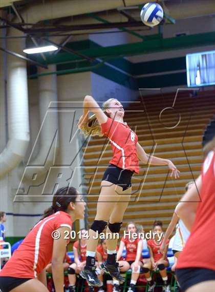 Thumbnail 3 in Faith Lutheran vs. Cathedral Catholic (Durango Fall Classic) photogallery.