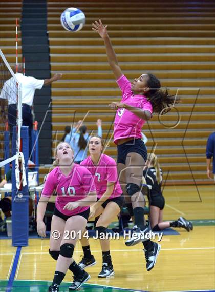 Thumbnail 3 in Faith Lutheran vs. Cathedral Catholic (Durango Fall Classic) photogallery.