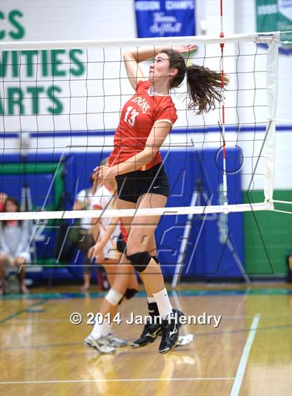 Thumbnail 2 in Faith Lutheran vs. Cathedral Catholic (Durango Fall Classic) photogallery.