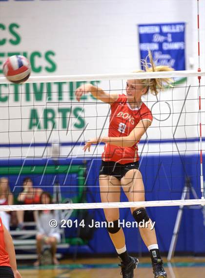 Thumbnail 2 in Faith Lutheran vs. Cathedral Catholic (Durango Fall Classic) photogallery.