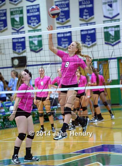 Thumbnail 3 in Faith Lutheran vs. Cathedral Catholic (Durango Fall Classic) photogallery.