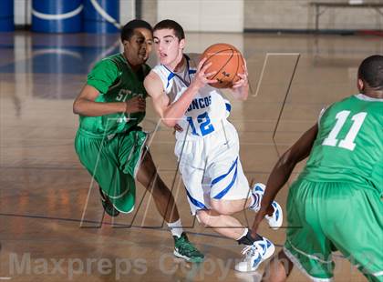 Thumbnail 2 in St. Mary's vs Rancho Bernardo (Torrey Pines Holiday Classic) photogallery.