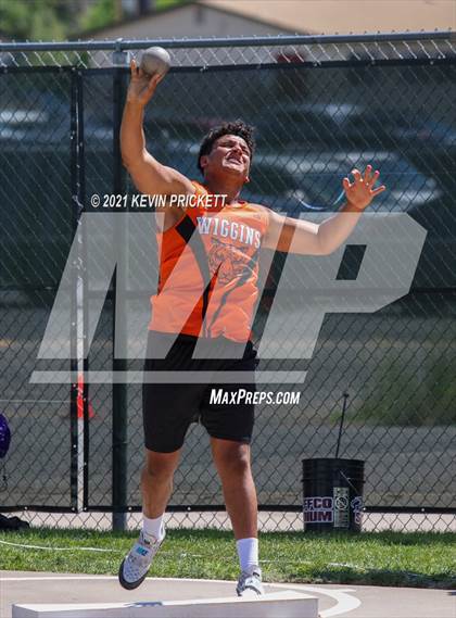 Thumbnail 1 in CHSAA Track & Field 2A Championships (Boys Shot Put) photogallery.