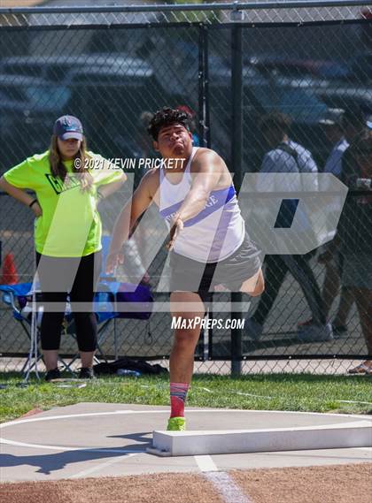 Thumbnail 2 in CHSAA Track & Field 2A Championships (Boys Shot Put) photogallery.