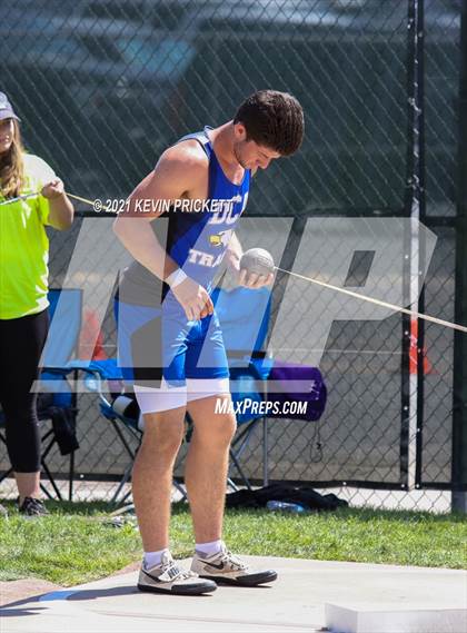 Thumbnail 3 in CHSAA Track & Field 2A Championships (Boys Shot Put) photogallery.