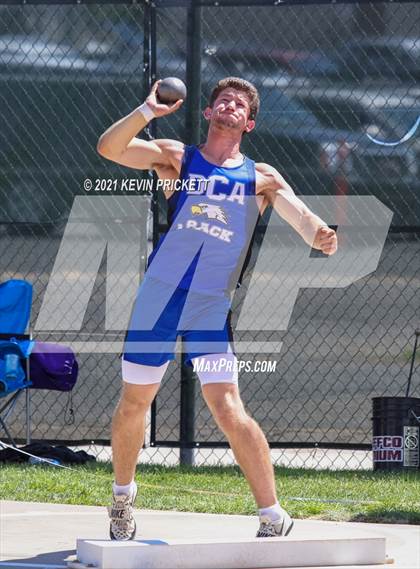 Thumbnail 1 in CHSAA Track & Field 2A Championships (Boys Shot Put) photogallery.