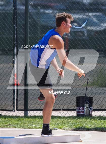 Thumbnail 2 in CHSAA Track & Field 2A Championships (Boys Shot Put) photogallery.