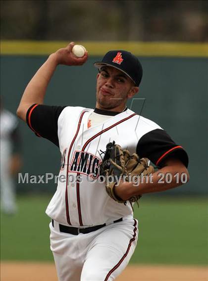 Thumbnail 3 in Los Amigos vs. Capistrano Valley Christian photogallery.
