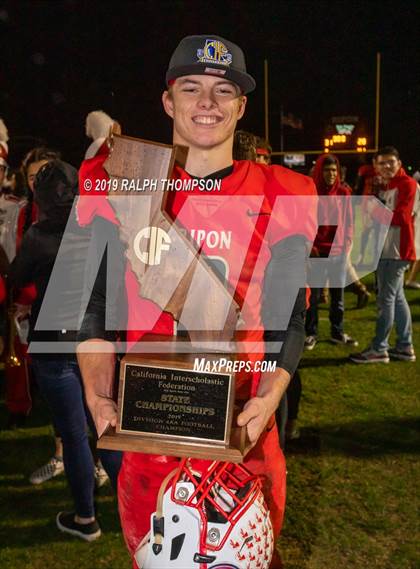 Thumbnail 2 in Ripon vs. Highland (CIF D 4 AA California State Final) photogallery.