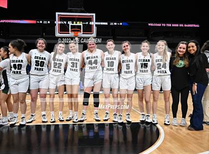 Thumbnail 2 in Cedar Park vs Memorial (UIL 5A State Final) photogallery.