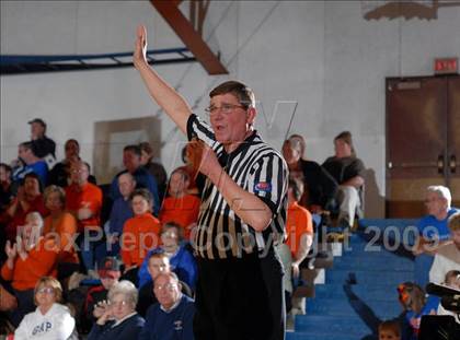 Thumbnail 3 in Meridian vs. Okawville (IHSA Class 1A Sectional Semifinal) photogallery.